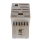 ZWILLING TWIN 16 Slot Knife Block in Rustic White, Storage Series
