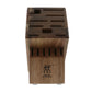 ZWILLING TWIN 16 Slot Knife Block in Acacia, Storage Series