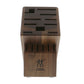 ZWILLING TWIN 16 Slot Knife Block in Dark Walnut, Storage Series