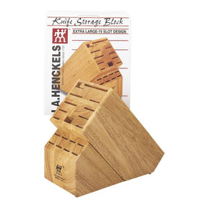 ZWILLING 20 Slot Knife Block in Hardwood, Storage Series