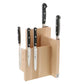 ZWILLING Square Italian Magnetic Knife Block in Natural Beechwood, Storage Series