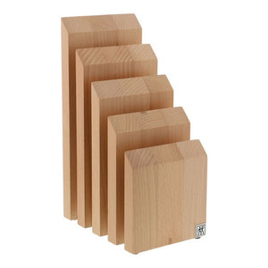 ZWILLING Upright Italian Magnetic Knife Block in Natural Beechwood, Storage Series