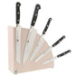 ZWILLING Round Italian Magnetic Knife Block in White Beechwood, Storage Series