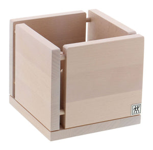 ZWILLING Italian Kitchen Utensil Organizer in White Beechwood, Storage Series