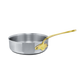 Mauviel 1830 M'COOK B 5-Ply Saute Pan With Brass Handle