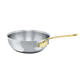 Mauviel 1830 M'COOK B 5-Ply Chef Pan With Brass Handle