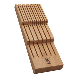 ZWILLING 12 Slot In-Drawer Knife Organizer in Beechwood, Storage Series