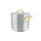 Mauviel 1830 M'COOK B 5-Ply Stockpot With Lid, Brass Handles, 9.7-Qt