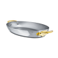 Mauviel 1830 M'COOK B 5-Ply Oval Pan With Brass Handles
