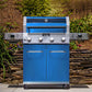 Monument Grills Classic 35633B Series | 4 Burner Propane Gas Grill in Blue