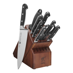 ZWILLING 10pc Knife Set in Acacia Block, Professional "S" Series