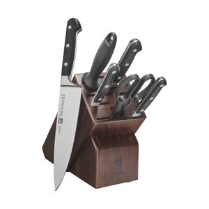ZWILLING 7pc Knife Set in Walnut Block, Professional "S" Series