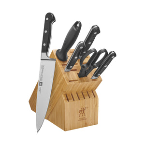 ZWILLING 7pc Knife Set in Bamboo Block, Professional "S" Series