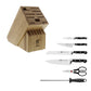 ZWILLING 7pc Knife Set in Bamboo Block, Professional "S" Series