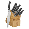 ZWILLING 10pc Knife Set in Bamboo Block, Professional "S" Series