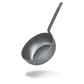 Mauviel 1830 M'STEEL Black Carbon Steel Chef Pan With Iron Handle