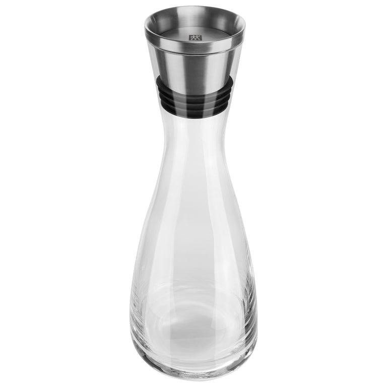 ZWILLING 33.8oz Carafe with 18/10 Stainless Steel Lid, Prédicat Glassware Series