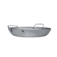 Mauviel 1830 M'STEEL Black Carbon Steel Paella Pan With Iron Handles