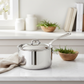 Mauviel 1830 M'COOK 5-Ply Sauce Pan with Lid, Cast Stainless Steel Handle