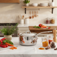 Mauviel 1830 M'COOK 5-Ply Sauce Pan with Lid, Cast Stainless Steel Handle