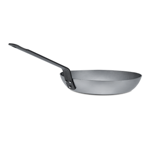 Mauviel 1830 M'STEEL Black Carbon Steel Round Frying Pan With Iron Handle