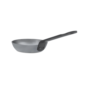 Mauviel 1830 M'STEEL Black Carbon Steel Blini Pan, 4.7-In