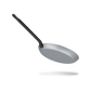 Mauviel 1830 M'STEEL Black Carbon Steel Crepe Pan With Iron Handle