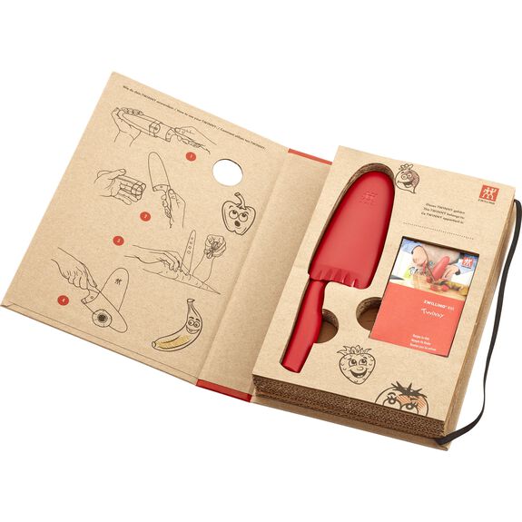 ZWILLING Red Kids Chef's Knife, TWINNY Series