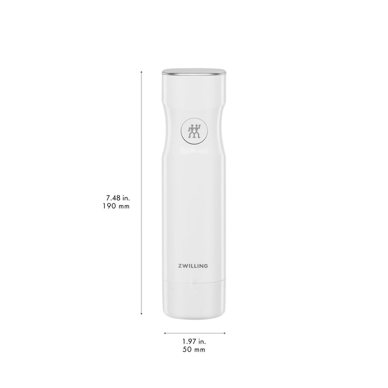 ZWILLING Vacuum Pump with Charging Cap in White, Fresh & Save Series