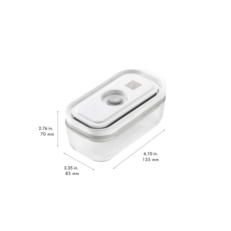 ZWILLING Small Glass Vacuum Container, Fresh & Save Series