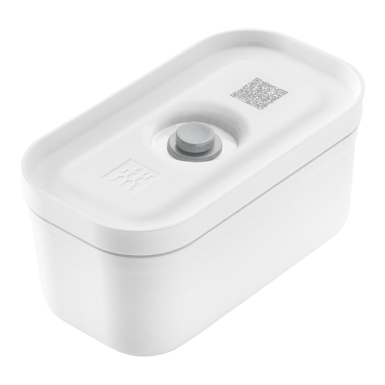 ZWILLING Small Plastic Vacuum Lunch Container in White, Fresh & Save Series