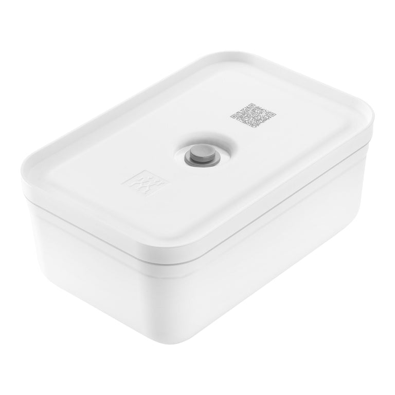 ZWILLING Large Plastic Vacuum Lunch Container in White, Fresh & Save Series