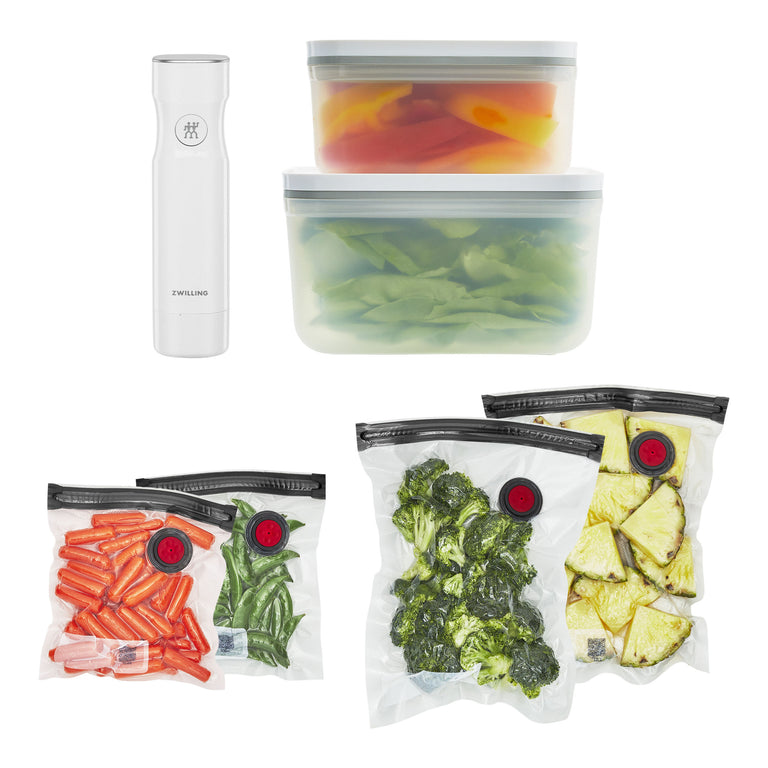 ZWILLING 7pc Plastic Vacuum Starter Set, Fresh & Save Series