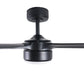 BHI 52" 3 Blades Smart Indoor Matt Black LED Ceiling Fan 6-Speed with Light Kit Included