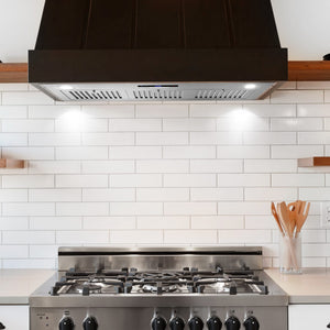Cosmo 36" Insert Range Hood with Soft Touch Controls in Stainless Steel, COS-36IRHS