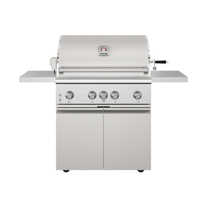 THOR Kitchen 36" Freestanding Professional Propane Gas Grill with 4 Burners and Rotisserie, TPG3601