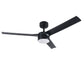 BHI 52" 3 Blades Smart Indoor Matt Black LED Ceiling Fan 6-Speed with Light Kit Included
