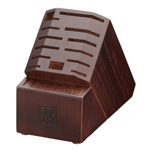 ZWILLING Pro 21 Slot Knife Block in Ashwood with Walnut Stain, Storage Series