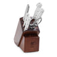 ZWILLING 7pc Knife Set in Acacia Block, Pro Le Blanc Series