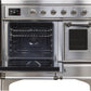 ILVE Majestic II 40" Induction Range with Element Stove and Electric Oven in Stainless Steel with Chrome Trim, UMDI10NS3SSC