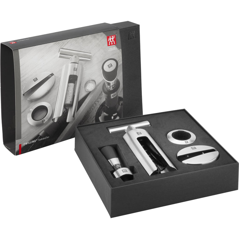 ZWILLING 4pc Sommelier 18/10 Stainless Steel Wine Tool Set