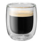 ZWILLING 2pc Espresso Glass Set, Sorrento Double Wall Glassware Series