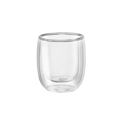 ZWILLING 2pc Espresso Glass Set, Sorrento Double Wall Glassware Series