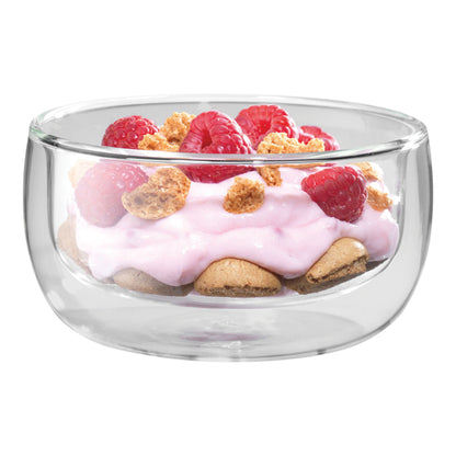 ZWILLING 2pc Glass Bowl Set, Sorrento Double Wall Glassware Series