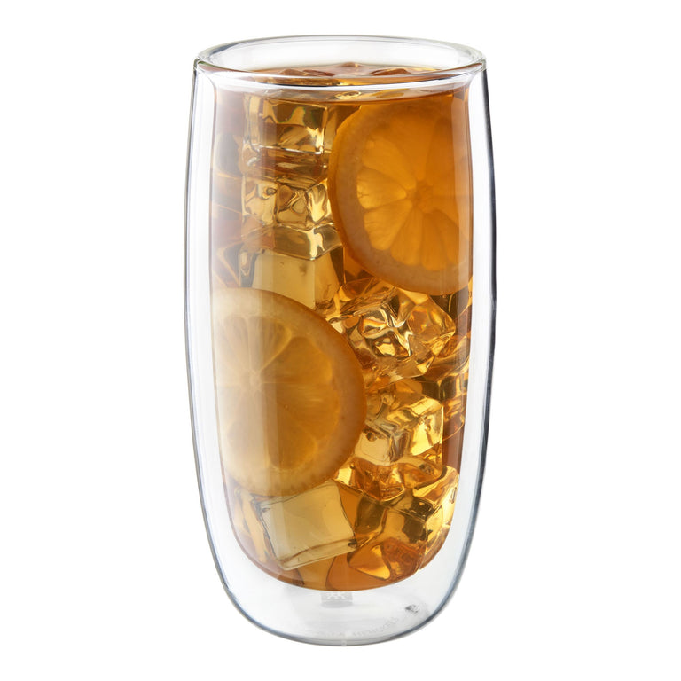 ZWILLING 2pc Beverage Glass Set, Sorrento Double Wall Glassware Series