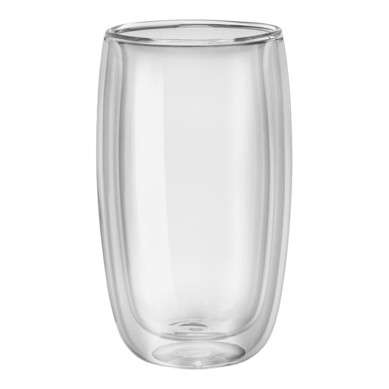 ZWILLING 8pc Latte Glass Set, Sorrento Plus Double Wall Glassware Series