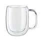 ZWILLING 4pc Coffee Glass Mug Set, Sorrento Plus Double Wall Glassware Series