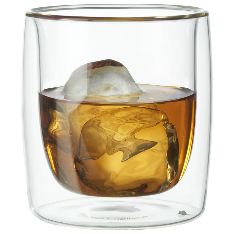 ZWILLING 2pc Tumbler Glass Set, Sorrento Double Wall Glassware Series