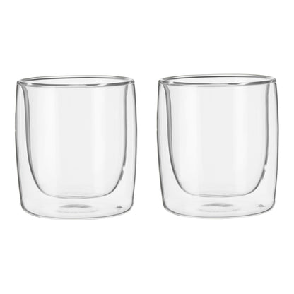 ZWILLING 2pc Tumbler Glass Set, Sorrento Double Wall Glassware Series