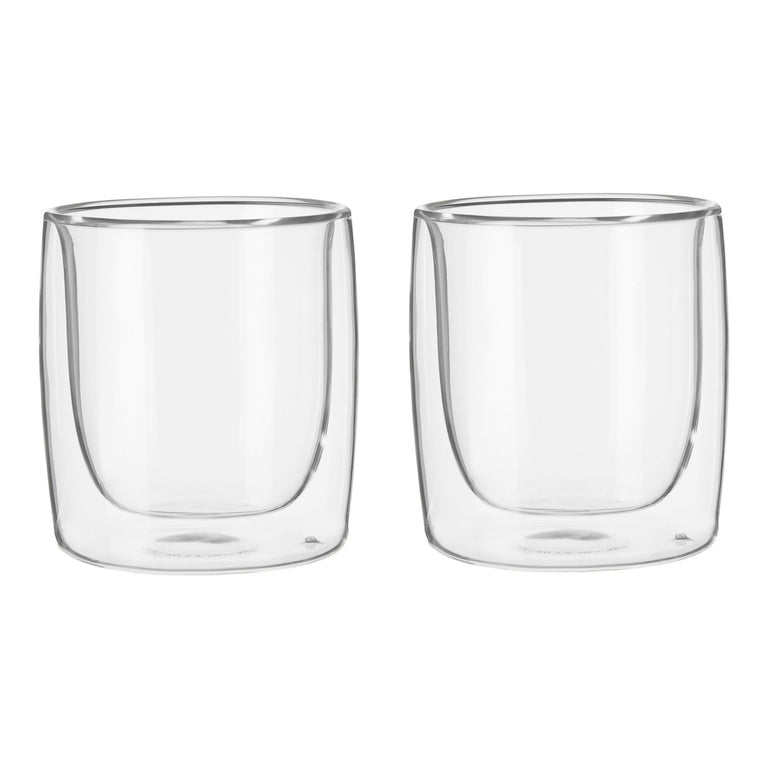 ZWILLING 2pc Tumbler Glass Set, Sorrento Double Wall Glassware Series